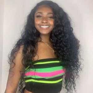 Deep Wave Lace front human hair wig